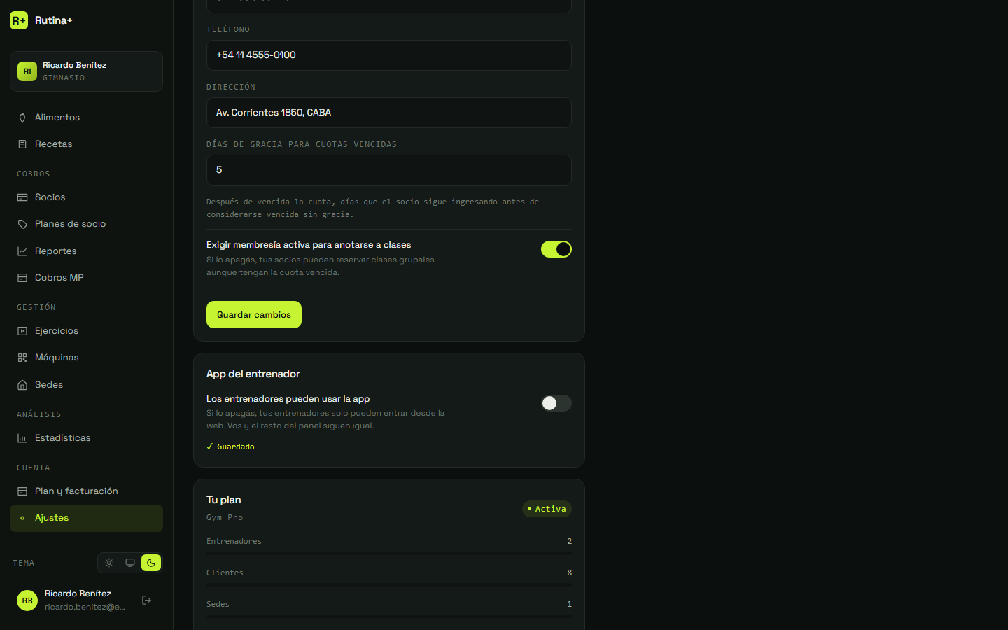 Paso 9: Si lo apagás, solo pueden entrar desde la web