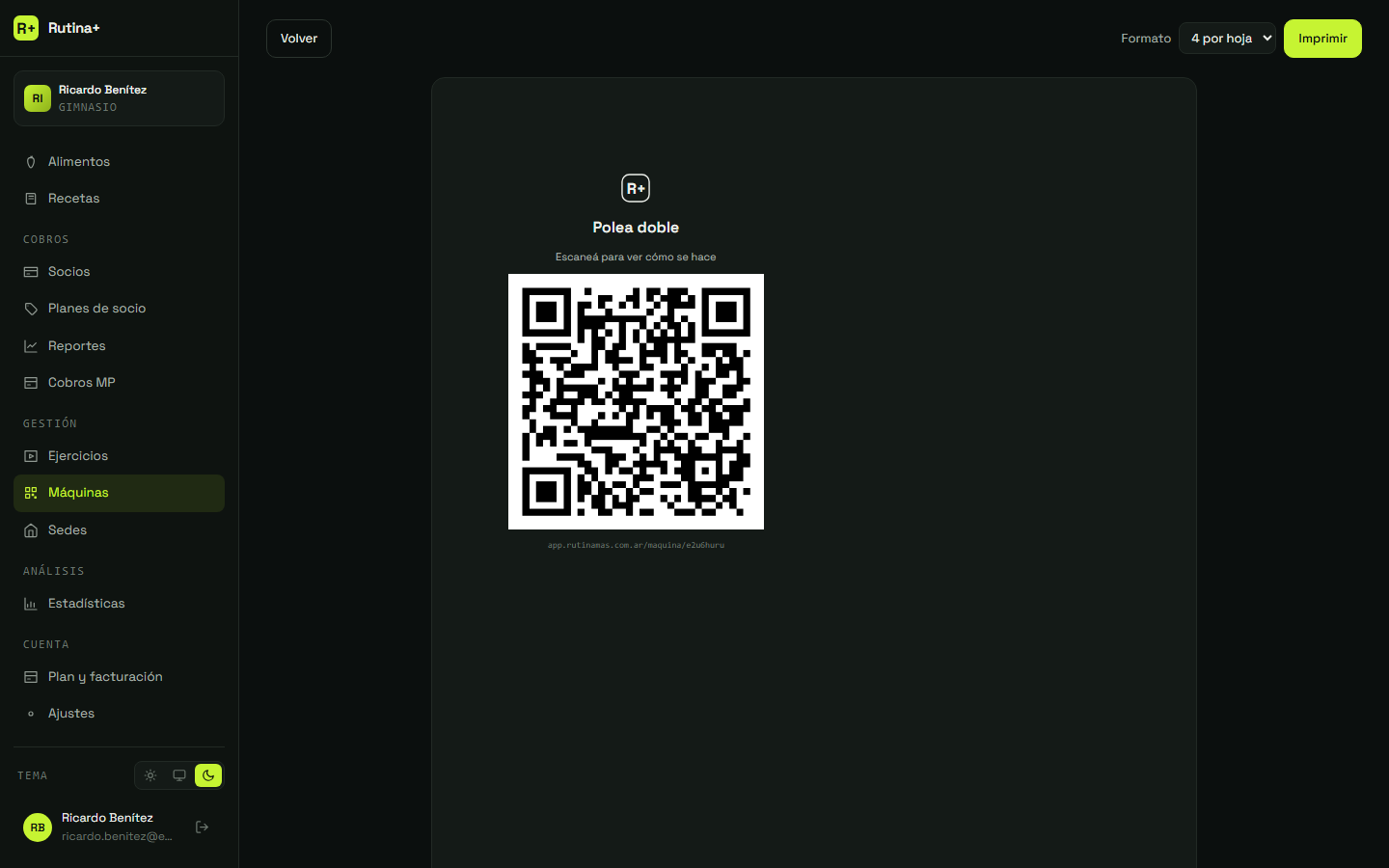 Paso 13: Este es su QR: al escanearlo se abre la máquina