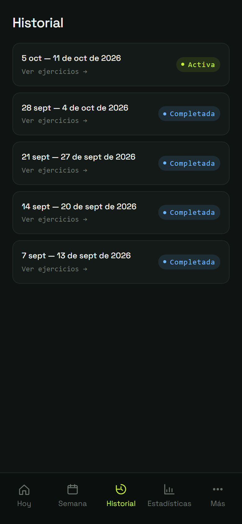 Paso 3: Las que ya terminaron dicen “Completada”