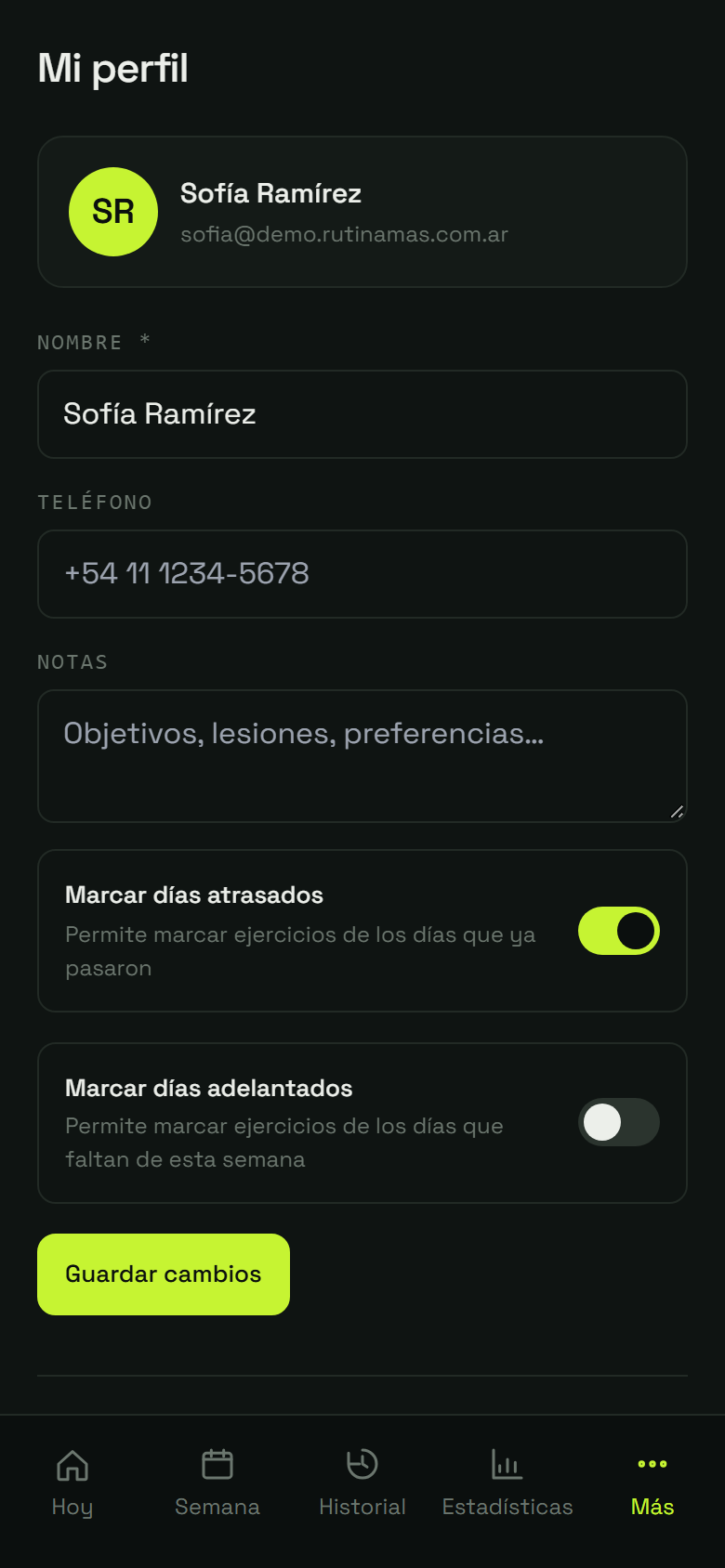 Paso 3: Arriba están tus datos