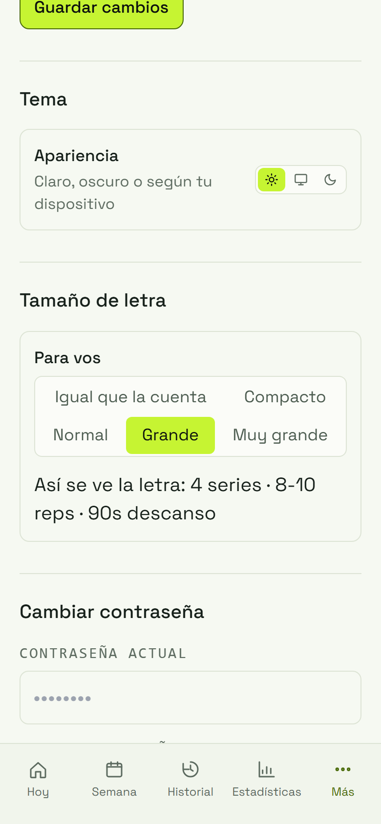 Paso 11: Mirá cómo queda: se guarda solo